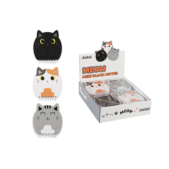 kawaii notitieblokjes met schattige kattenillustraties