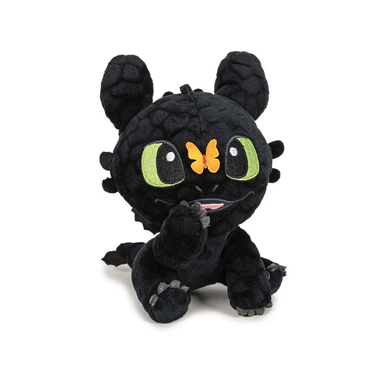 toothless knuffel met vlindertje