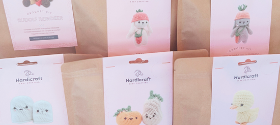Kawaii crochet kits – Have fun crafting cute, fluffy friends! 🎀🐰