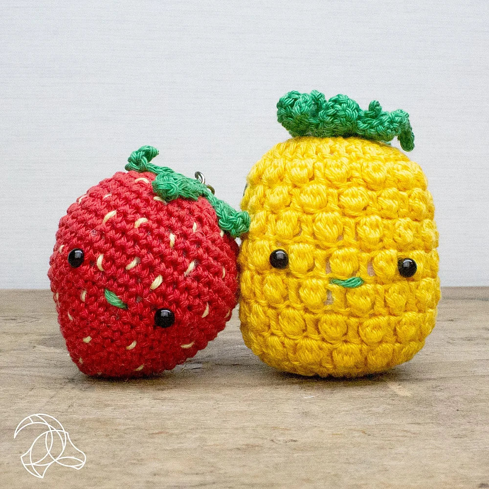 Hardicraft | Haakpakket Ananas - sleutelhanger 9 cm