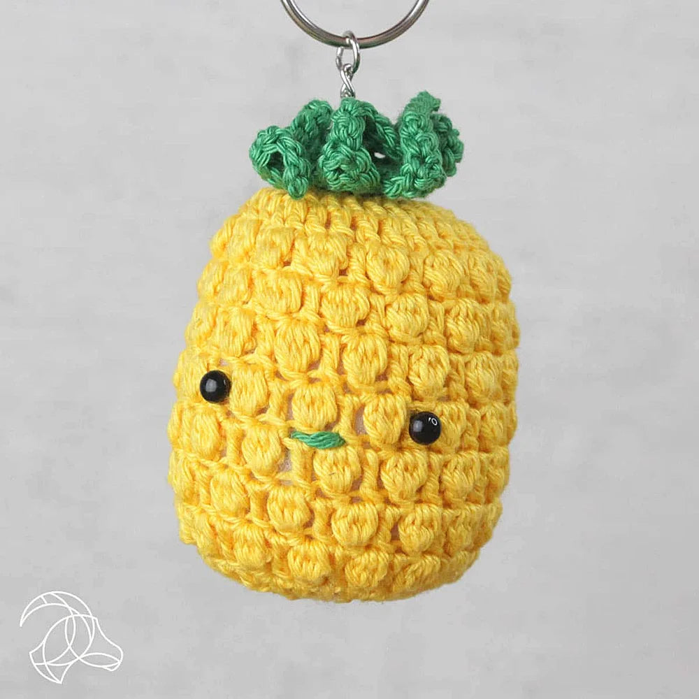 Hardicraft | Haakpakket Ananas - sleutelhanger 9 cm