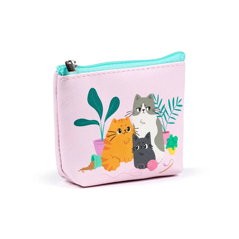 Kawaii katten portemonnee in roze kleur 🐱💖