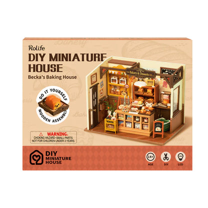 Rolife | Miniatuur huisje: Becka's baking house - 20 cm