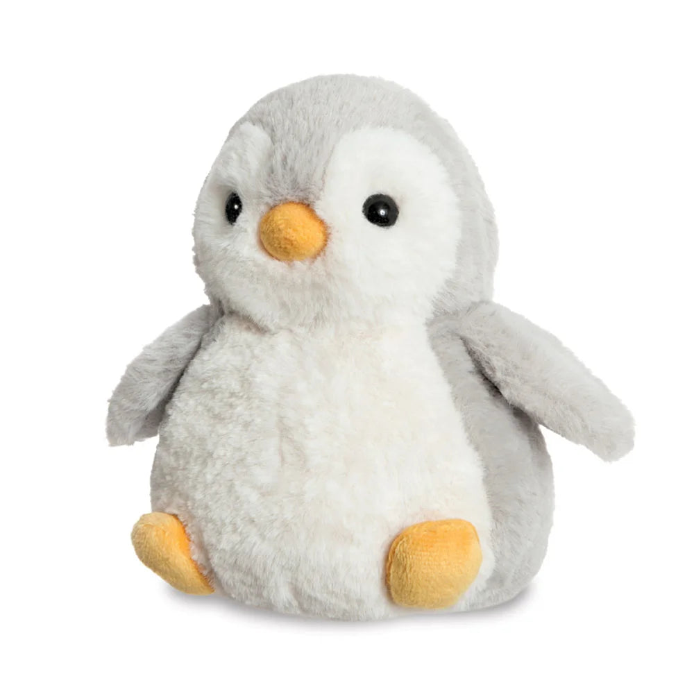 schattige grijze Pickle Penguin zittend