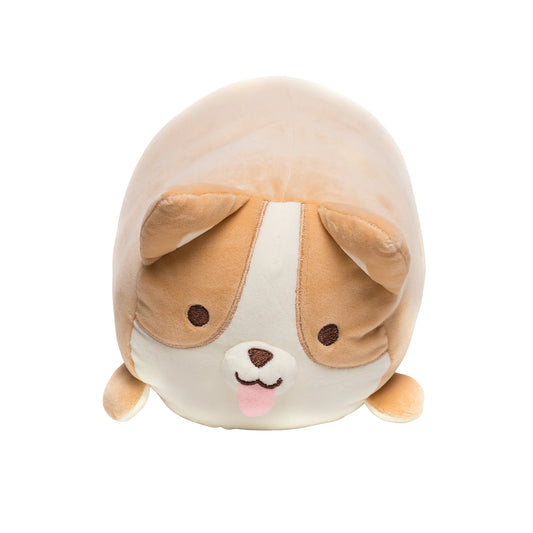 kawaii daizy dog knuffel close-up