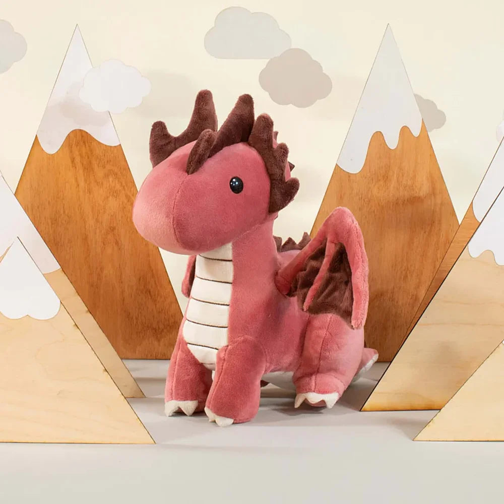 BELLZI® | Draggi the fire dragon - knuffel 30 cm