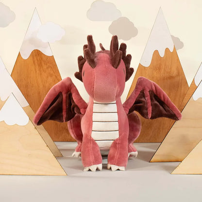 BELLZI® | Draggi the fire dragon - knuffel 30 cm