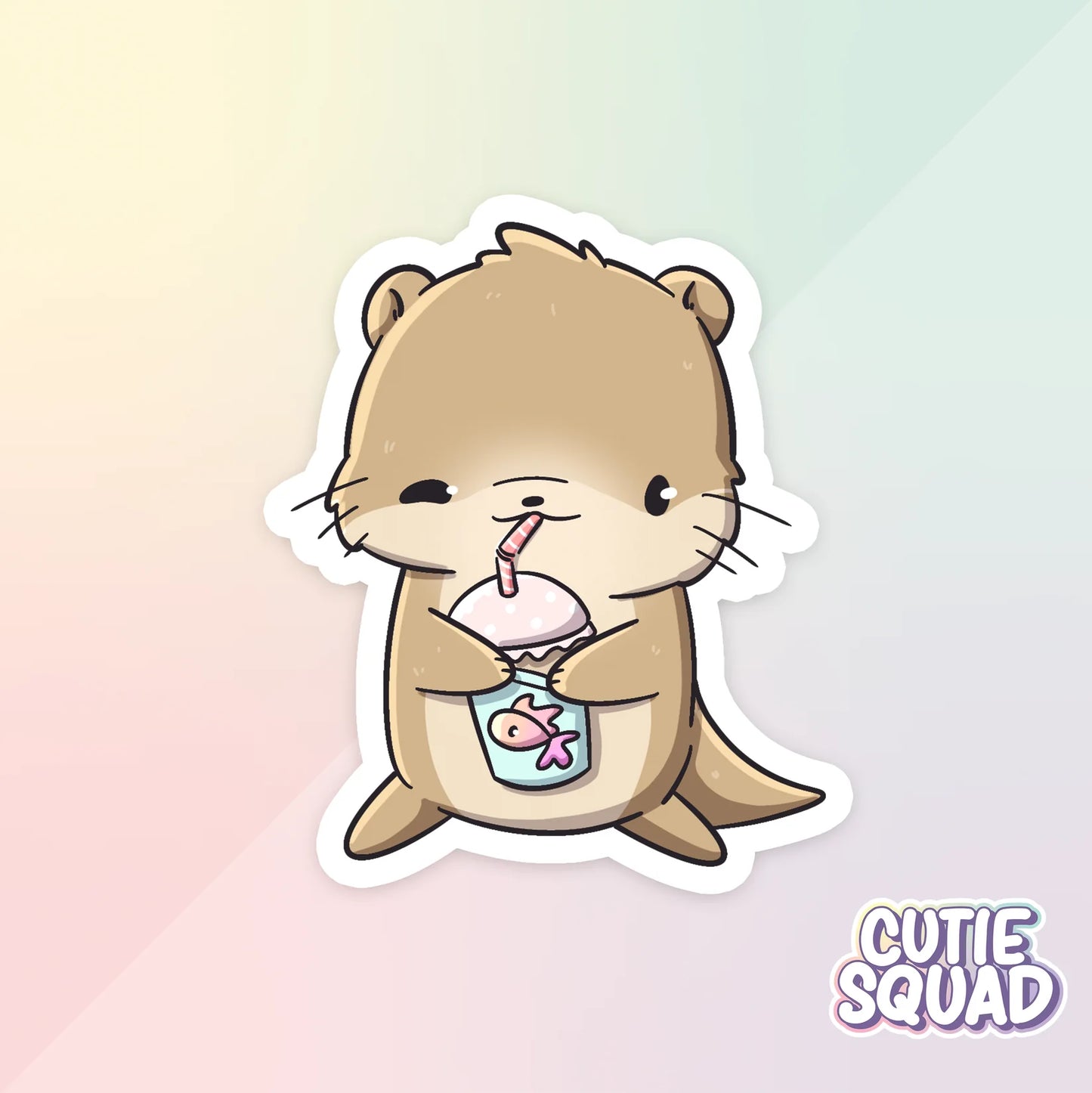 Fishy otters stickers - Kies je favoriet