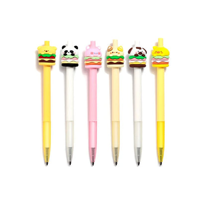 kawaii dierentopper potlood – collectie van 6 varianten