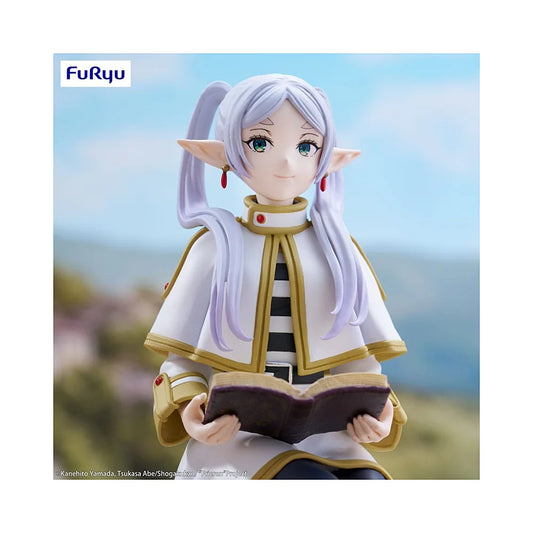 frieren anime figure holding book noodle stopper official prize figure