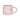 Close-up van de Hello Kitty mok - klassiek witte snoet met rode strik op zacht roze keramiek