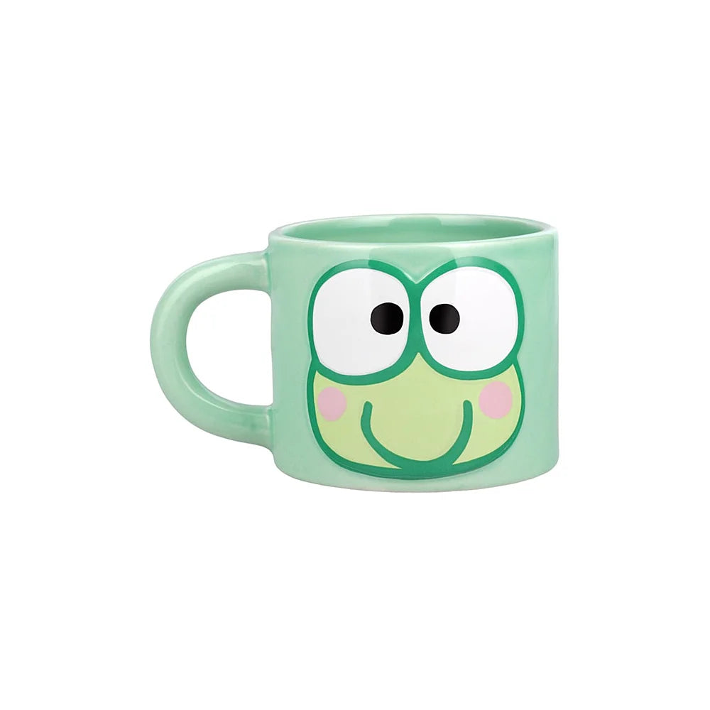 Kawaii Keroppi mok voorkant – officiële Sanrio merchandise van 330ml in groen keramiek