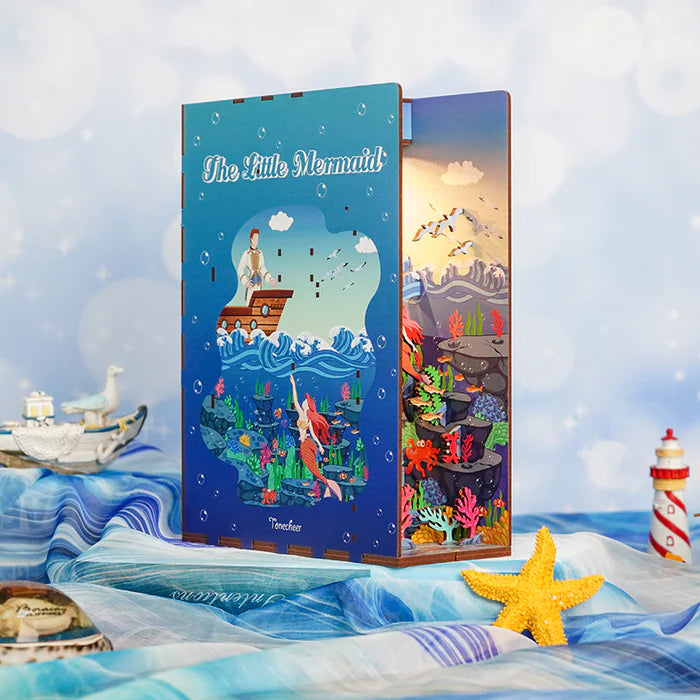 Tone-Cheer | Book nook: The little mermaid - 24 cm