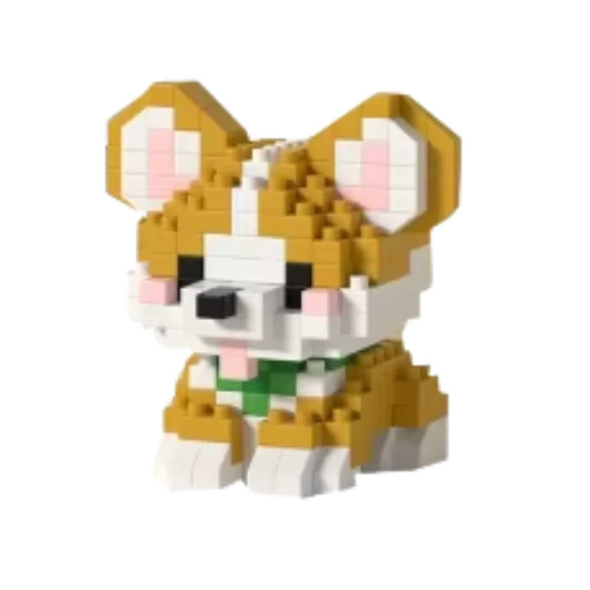 Mini Bricks corgi – ondeugende bouwstenen pup vol karakter