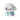 Mini Bricks wit hondje met blauw truitje – frisse en vrolijke puppy