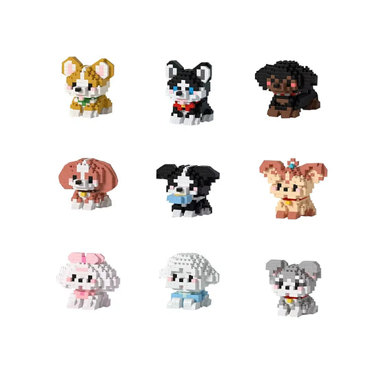  Mini Bricks hondjes – bouw je eigen vrolijke roedel!