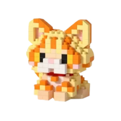 Rode kat mini bricks – de ondeugendste van alle bouwkatten