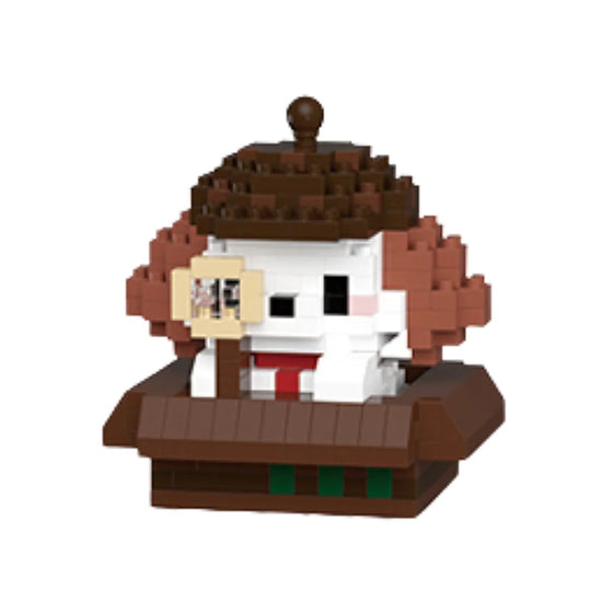 Mini Bricks Peekaboo – Spaniel miniatuur bouwpakket, lief en aaibaar hondje