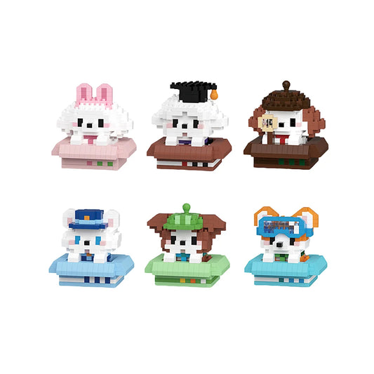 Mini Bricks Peekaboo Hondjes – compleet overzicht alle 6 varianten bouwsets