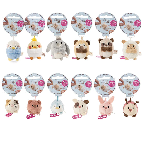 Mymochi Mini's Loopies collectie - schattige sleutelhanger knuffels