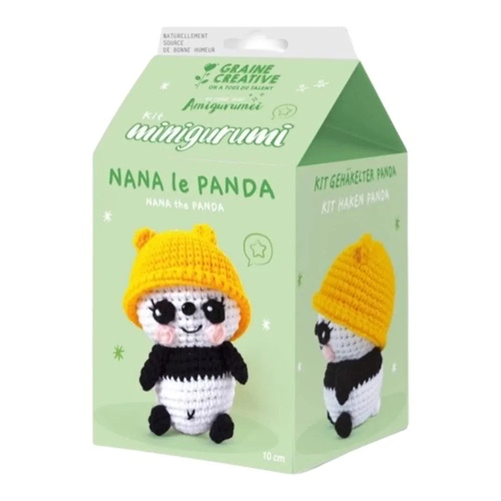 Graine Creative | Haakpakket Nana de panda - 10 cm