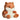 kawaii nibbles eekhoorn knuffel close-up