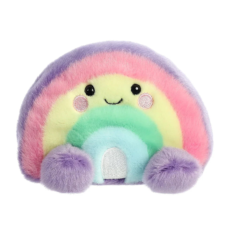 Palm Pals | Regenboog - knuffel 12 cm