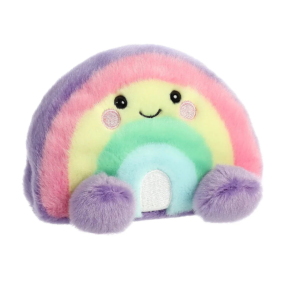 Palm Pals | Regenboog - knuffel 12 cm