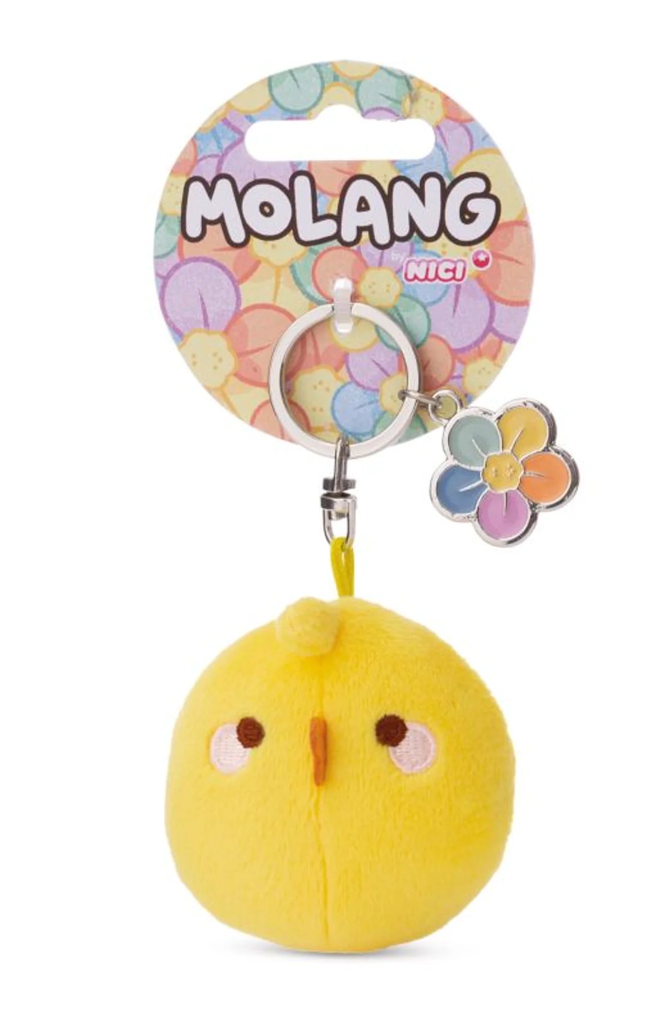 Molang | Piu Piu regenboog bloem - sleutelhanger 7 cm