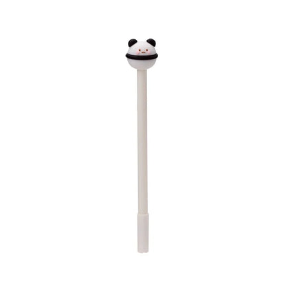 witte kawaii pen met planeet en dier