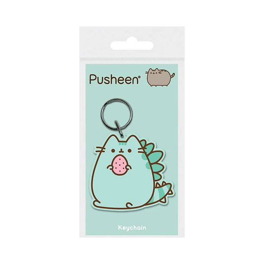 pusheenosaurus kawaii keychain voor fans van schattig