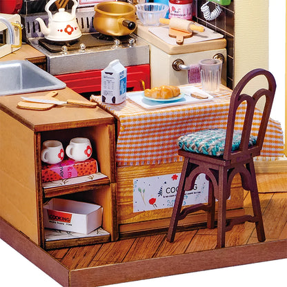 Rolife | Miniatuur huisje: Cozy kitchen - 19 cm