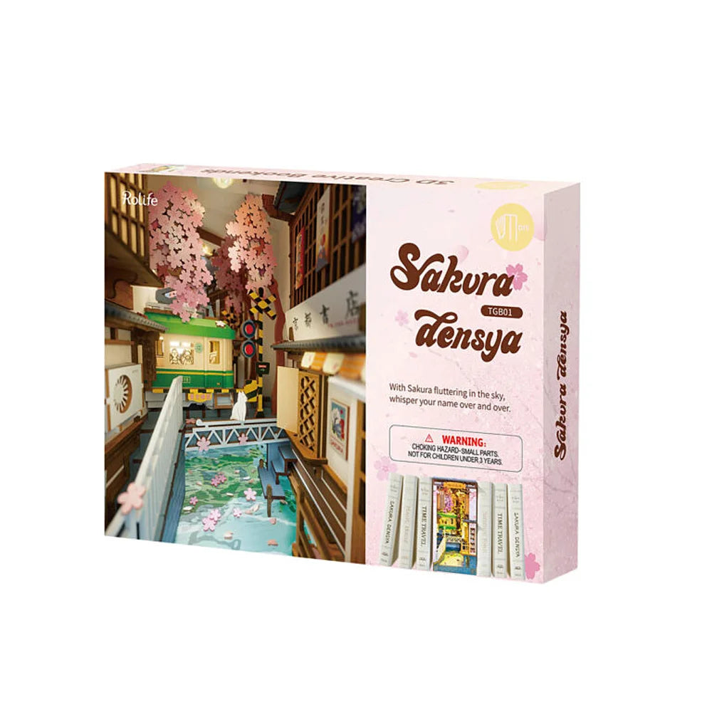 Rolife | Book nook: Sakura Densya 24 cm