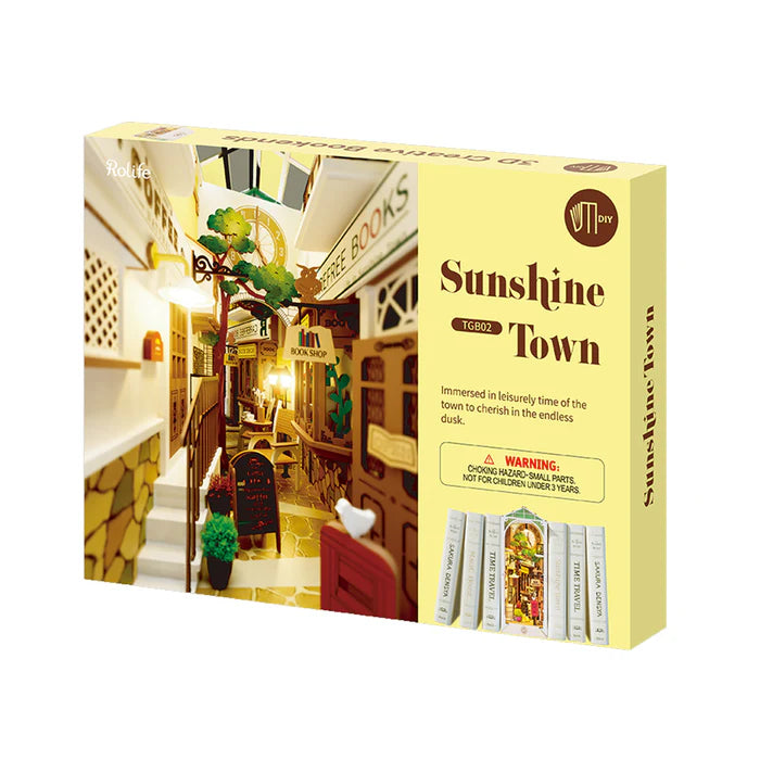 Rolife | Book nook: Sunshine town - 24 cm