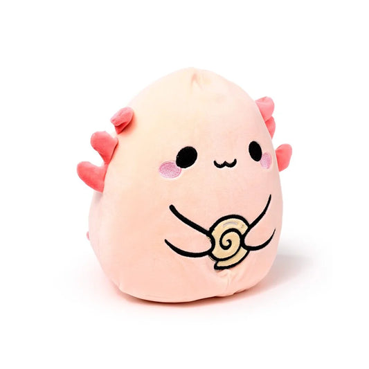 zachte pluche axolotl met pastelkleuren 🌸