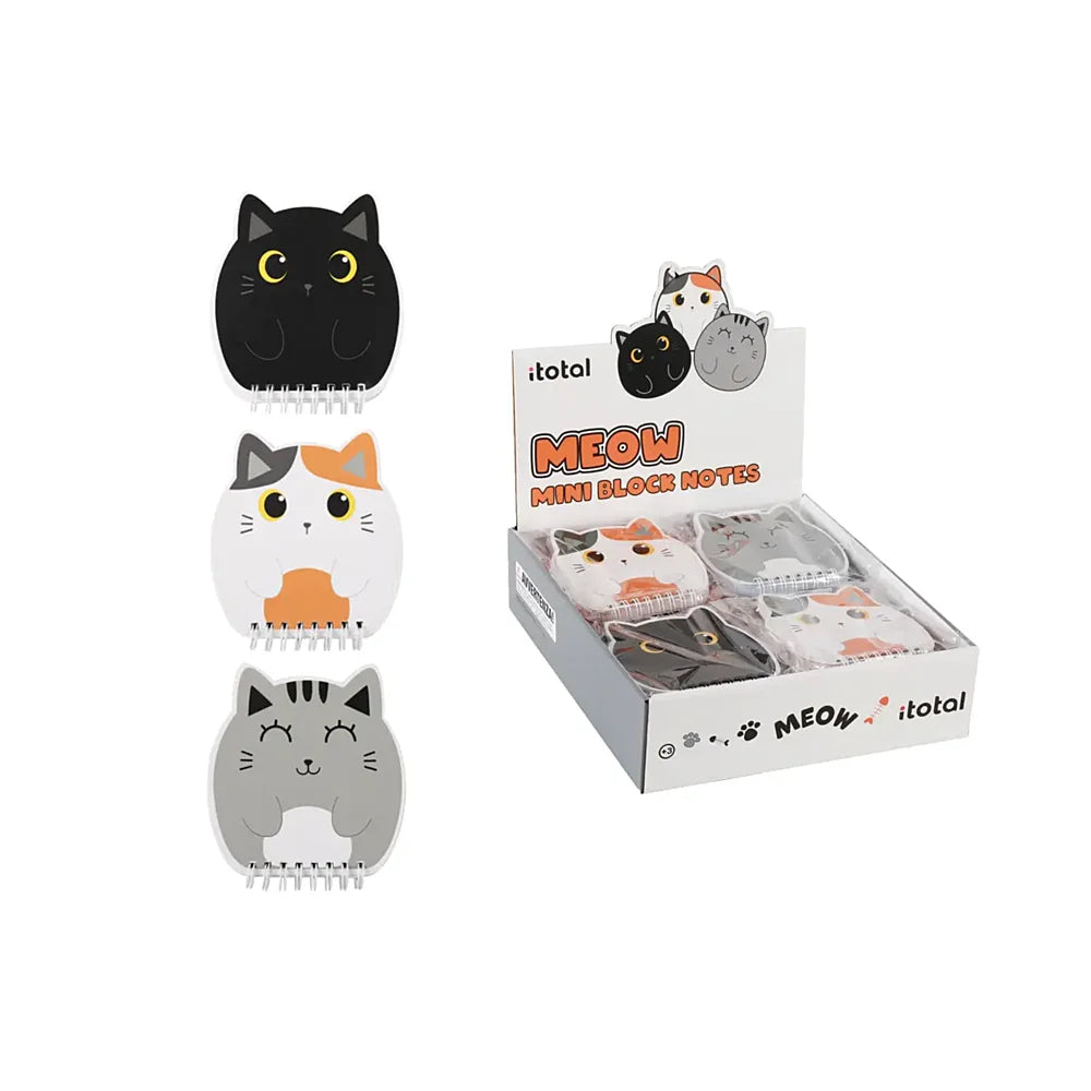 kawaii notitieblokjes met schattige kattenillustraties