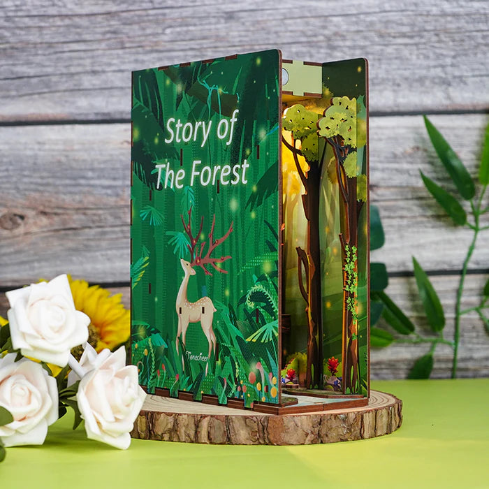 Tone-Cheer | Book nook: Story of the forest 24 cm