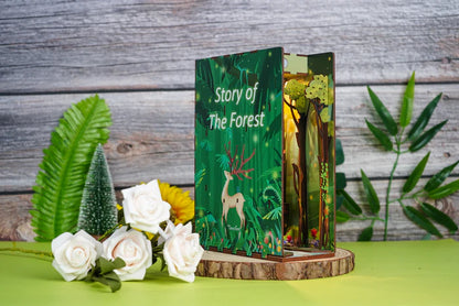 Tone-Cheer | Book nook: Story of the forest 24 cm